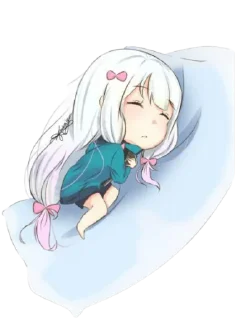 😴 emoji @animestickerchannel eromanga sensei Telegram sticker 8 of 90