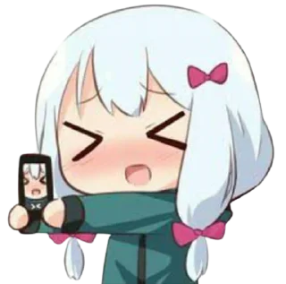 😆 emoji @animestickerchannel eromanga sensei Telegram sticker 1 of 90