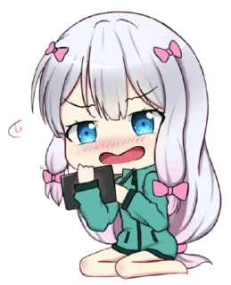 😳 emoji @animestickerchannel eromanga sensei Telegram sticker 9 of 90
