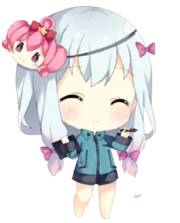 😄 emoji @animestickerchannel eromanga sensei Telegram sticker 7 of 90