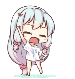 😃 emoji @animestickerchannel eromanga sensei Telegram sticker 2 of 90