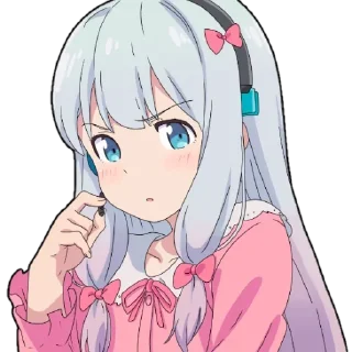 😤 emoji @animestickerchannel eromanga sensei Telegram sticker 23 of 90
