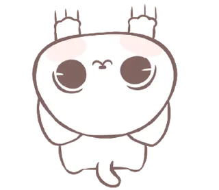 ⭐ emoji Marshmallow Puppies kitty @moe_sticker_bot Telegram sticker 23 of 40