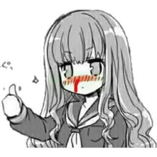 👍 emoji @LovingStickers 🙂‍↔️🎀 Telegram sticker 8 of 114