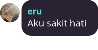 Sticker from Eru sakit hati