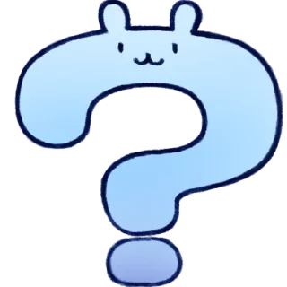 ❓ emoji [Object object] Telegram sticker 2 of 105
