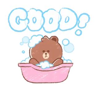 ⭐ emoji MINI BROWN & FRIENDS @deazzle @cremium Telegram sticker 12 of 24