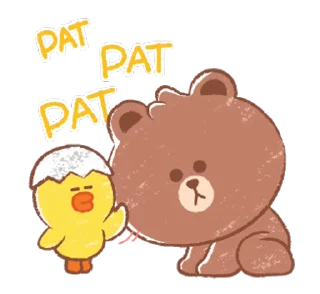 ⭐ emoji MINI BROWN & FRIENDS @deazzle @cremium Telegram sticker 10 of 24