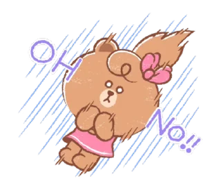 ⭐ emoji MINI BROWN & FRIENDS @deazzle @cremium Telegram sticker 21 of 24