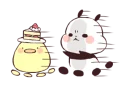 Sticker from Yururin Panda 3 & 4