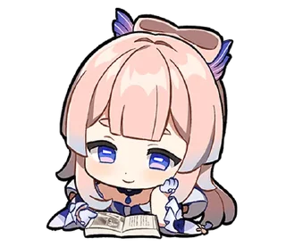 👩‍🏫 emoji 原神 スタンプ パイモンの絵シリーズ Vol.9 @deazzle Telegram sticker 6 of 16