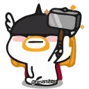 🔨 emoji @Unknown_girl_13's_1 (Animated) Telegram sticker 11 of 50