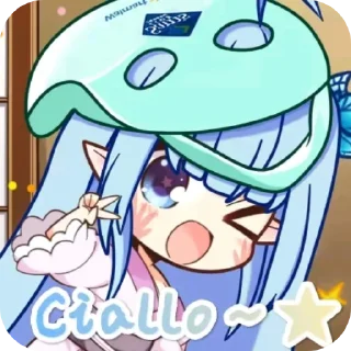 🥰 emoji 智乃酱自用贴纸包@official_pvzfusion Telegram sticker 10 of 55