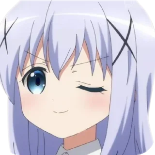 💇 emoji 智乃酱自用贴纸包@official_pvzfusion Telegram sticker 17 of 55
