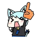 ☝️ emoji Kiras animated kang pack Telegram sticker 15 of 36