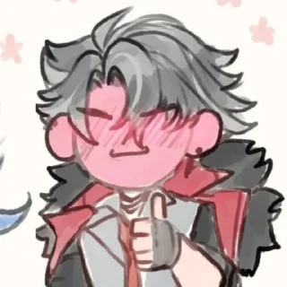 😳 emoji wriothesley by @mikkesr Telegram sticker 10 of 103