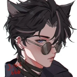 😎 emoji wriothesley by @mikkesr Telegram sticker 22 of 103