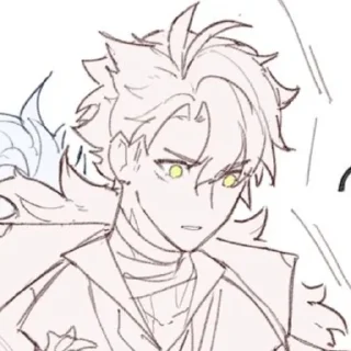 😨 emoji wriothesley by @mikkesr Telegram sticker 24 of 103