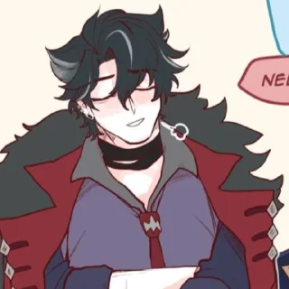 😘 emoji wriothesley by @mikkesr Telegram sticker 9 of 103