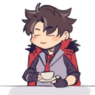 ☕ emoji wriothesley by @mikkesr Telegram sticker 16 of 103