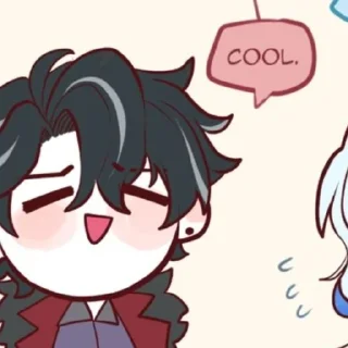 😅 emoji wriothesley by @mikkesr Telegram sticker 11 of 103