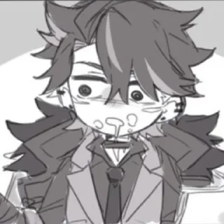 😧 emoji wriothesley by @mikkesr Telegram sticker 4 of 103