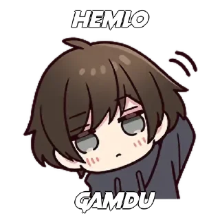 🤔 emoji Shravan's sticker pack (@Mikasa_Ackr_bot) Telegram sticker 14 of 53