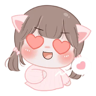 🤍 emoji 소중한 ⸻ @stikie's  ౨ৎ  @pacii Telegram sticker 21 of 40