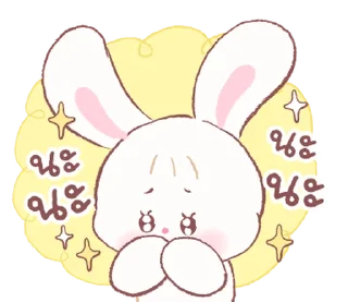 💬 emoji ৎ 미𐚱 @mwllky ୫ @stuffwie ₍ᐢᐢ₎  ྀི Telegram sticker 15 of 40