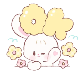 💬 emoji ৎ 미𐚱 @mwllky ୫ @stuffwie ₍ᐢᐢ₎  ྀི Telegram sticker 24 of 40
