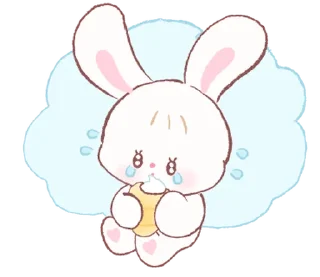 💬 emoji ৎ 미𐚱 @mwllky ୫ @stuffwie ₍ᐢᐢ₎  ྀི Telegram sticker 17 of 40