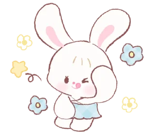 💬 emoji ৎ 미𐚱 @mwllky ୫ @stuffwie ₍ᐢᐢ₎  ྀི Telegram sticker 20 of 40