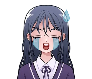 😭 emoji ᯤ @MaximXStickers Telegram sticker 12 of 20