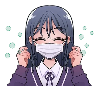 😷 emoji ᯤ @MaximXStickers Telegram sticker 6 of 20