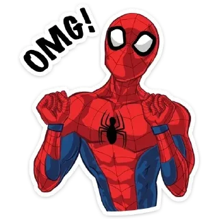 Sticker from Spider-Man