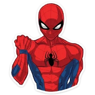 Sticker from Spider-Man