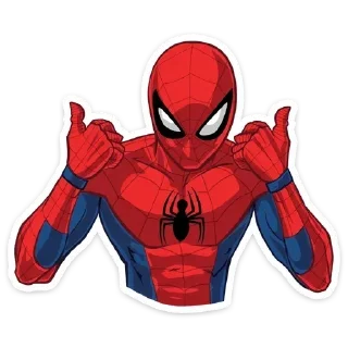 Sticker from Spider-Man