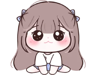 🤍 emoji 소중한 ⸻ @stikie's  ౨ৎ  @pacii Telegram sticker 1 of 40