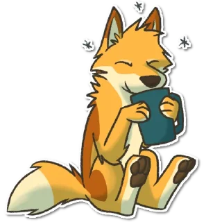 ☕️ emoji Ley DingoFox Telegram sticker 24 of 87