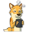 😴 emoji Ley DingoFox Telegram sticker 9 of 87