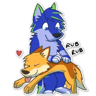 🥰 emoji Ley DingoFox Telegram sticker 18 of 87