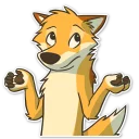 🙄 emoji Ley DingoFox Telegram sticker 8 of 87