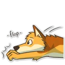 😐 emoji Ley DingoFox Telegram sticker 10 of 87