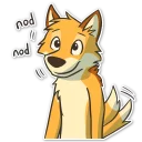 😊 emoji Ley DingoFox Telegram sticker 14 of 87