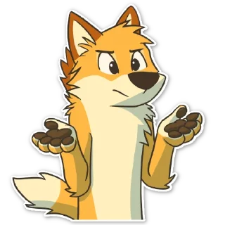 😒 emoji Ley DingoFox Telegram sticker 22 of 87
