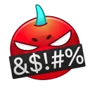 🤬 emoji ᯤ @MaximXStickers Telegram sticker 24 of 50