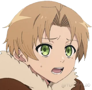😟 emoji Mushoku Tensei @Y2Lab Telegram sticker 9 of 110