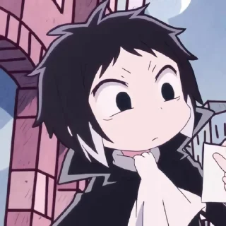 ⛓ emoji @animecuteth Bungou Stray Dogs Wan Telegram sticker 9 of 24