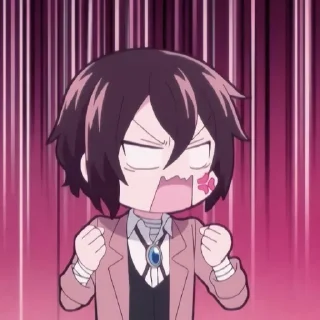 ⛓ emoji @animecuteth Bungou Stray Dogs Wan Telegram sticker 5 of 24