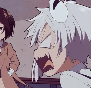 ⛓ emoji @animecuteth Bungou Stray Dogs Wan Telegram sticker 14 of 24